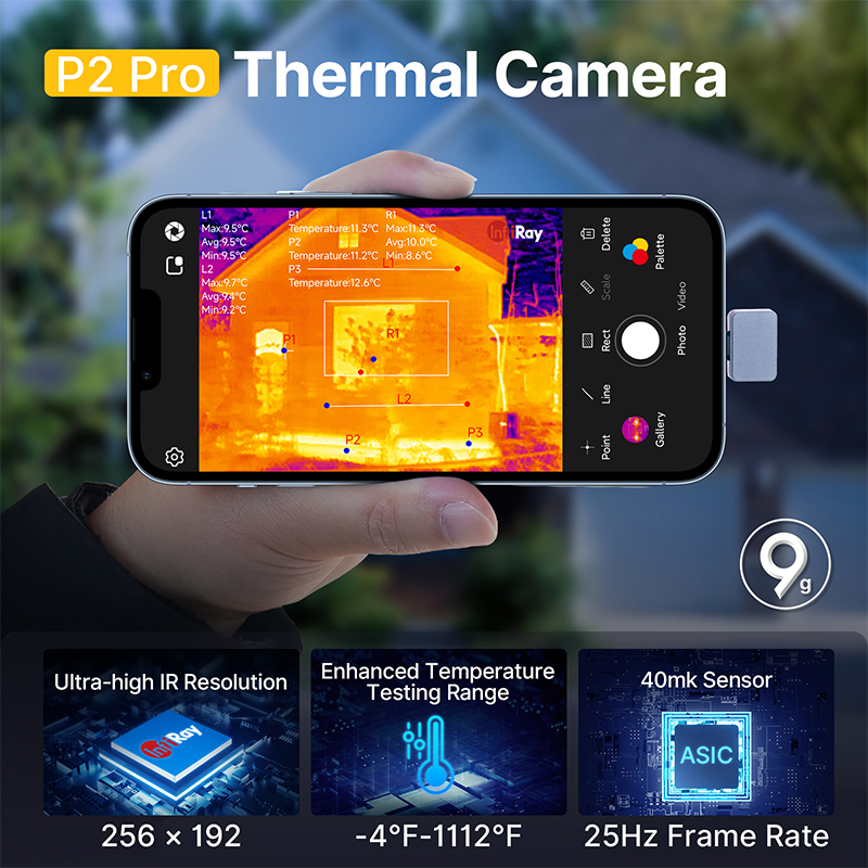 Infiray P2 Pro 휴대폰 카메라용 열화상 카메 - Nf 521 Thermal Imaging Camera 리뷰 및 가격