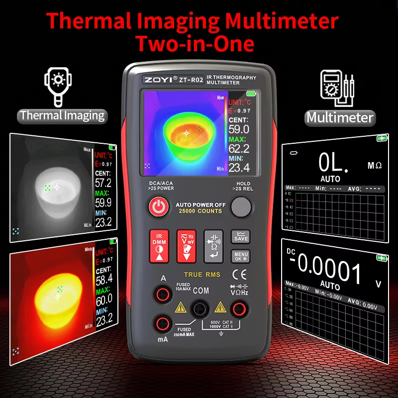 ZOYI R02 통합 열화상 멀티미터: 240x240  - Nf 521 Thermal Imaging Camera 리뷰 및 가격