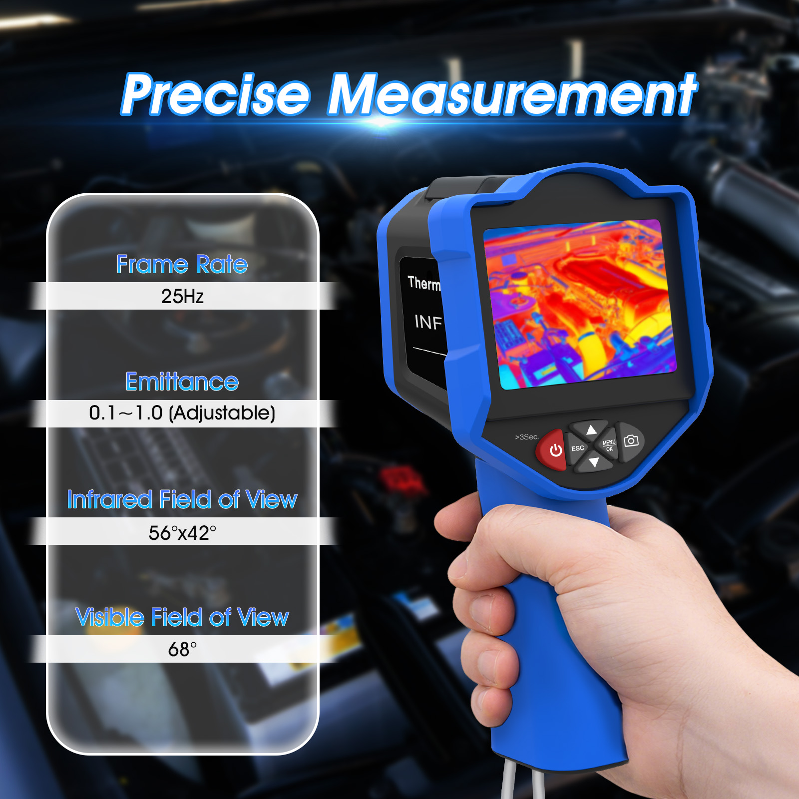 256x192 열화상 카메라 25Hz, 3.5인치 LC - Thermal Imaging Camera 256X192 리뷰 및 가격